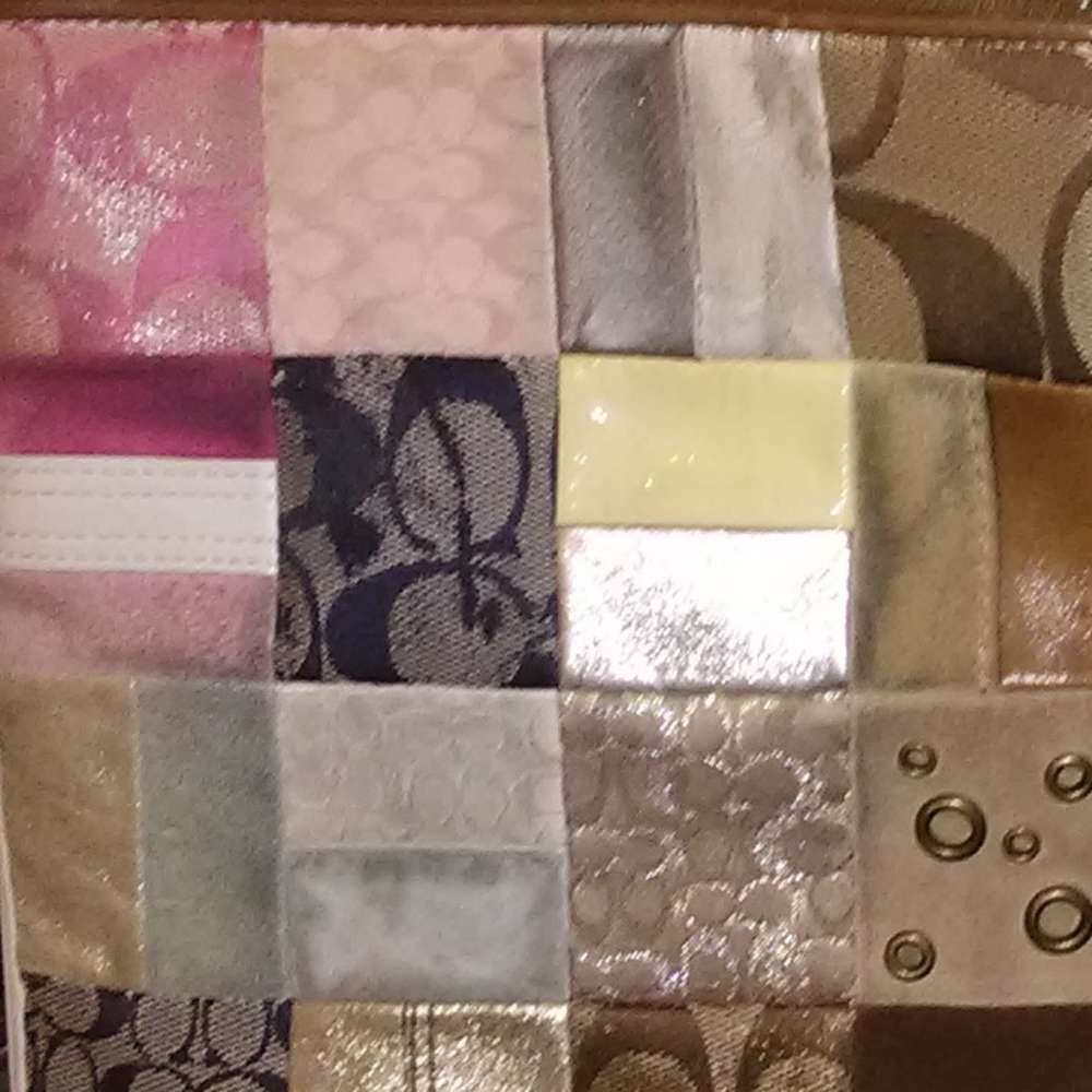 🌈 Coach Handbag - patchwork bag - Good shape!